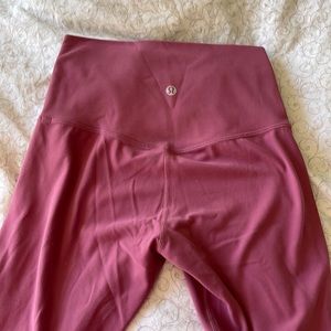 Lululemon align pant 28” inseam, size 4, dusty pink color
